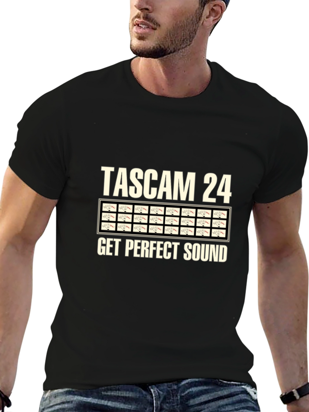 TASCAM 24 Get Perfect Sound Graphic Tee