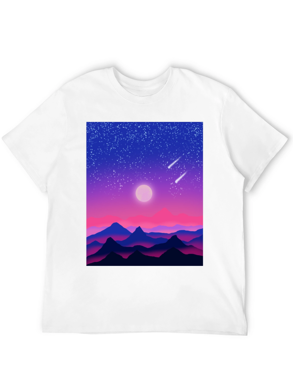Nightscape Graphic Tee - Stylish Comfort