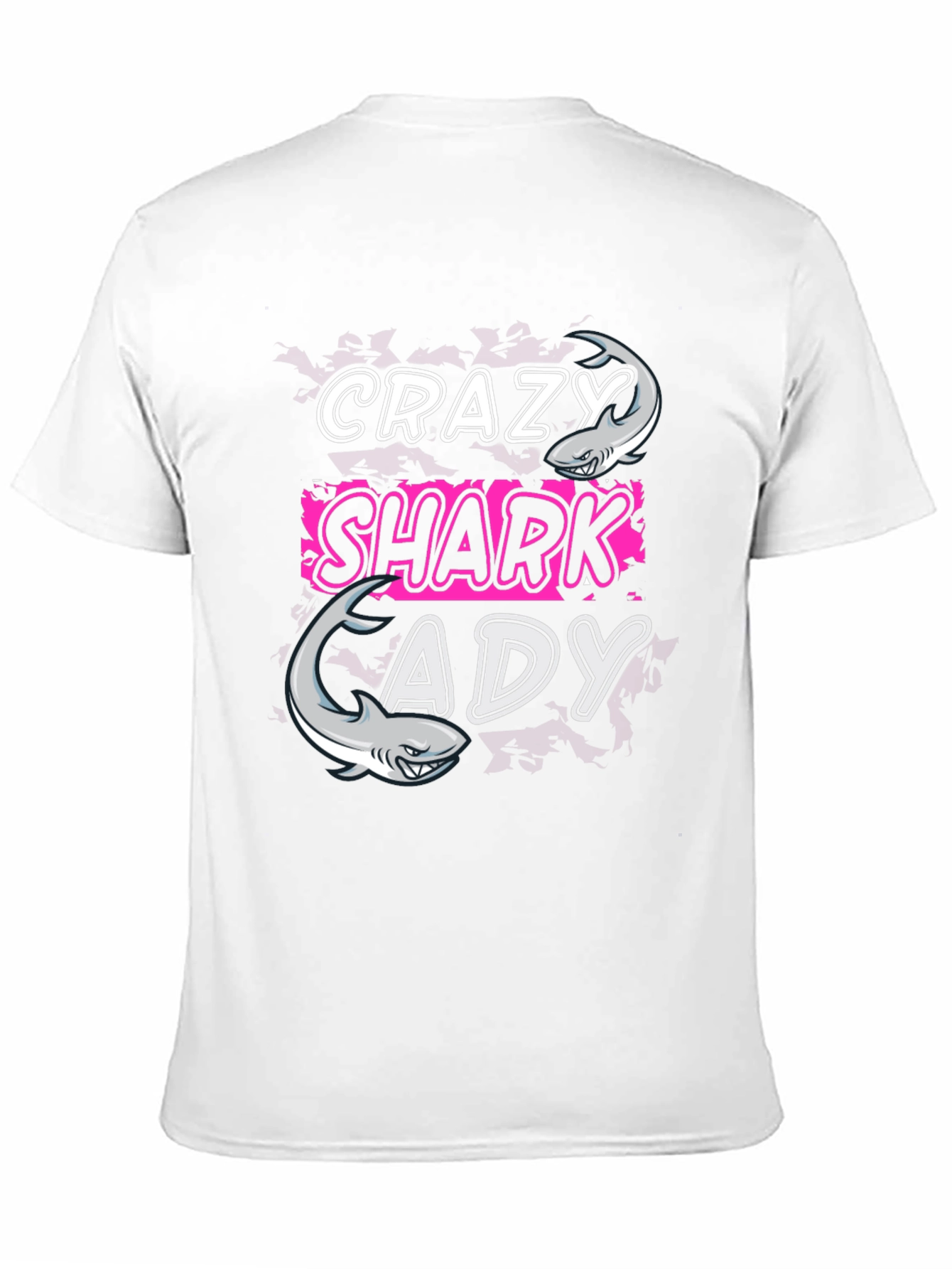 Crazy Shark Lady T-Shirt - Funny Shark Lover Tee