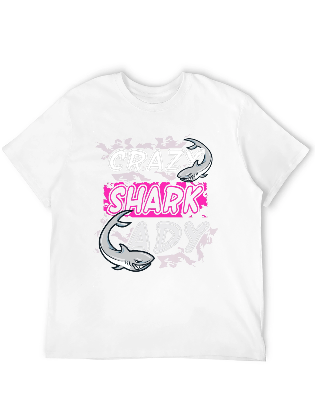 Crazy Shark Lady T-Shirt - Funny Shark Lover Tee