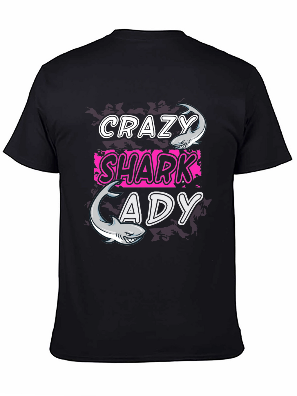 Crazy Shark Lady T-Shirt - Funny Shark Lover Tee