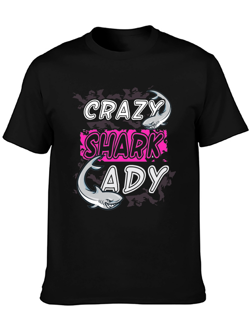 Crazy Shark Lady T-Shirt - Funny Shark Lover Tee