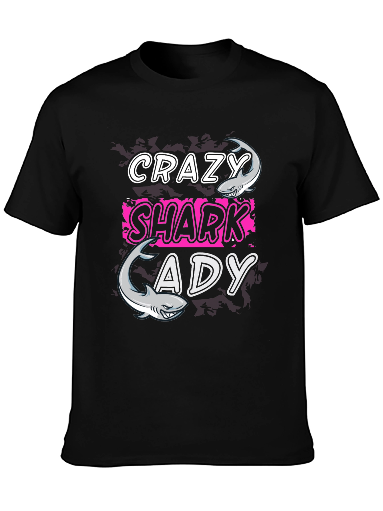 Crazy Shark Lady T-Shirt - Funny Shark Lover Tee