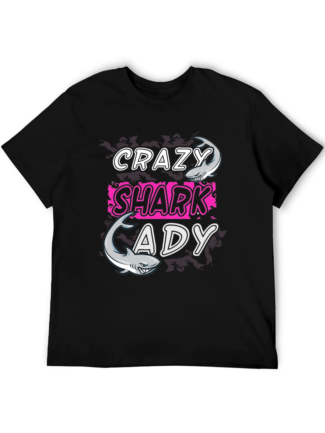 Crazy Shark Lady T-Shirt - Funny Shark Lover Tee