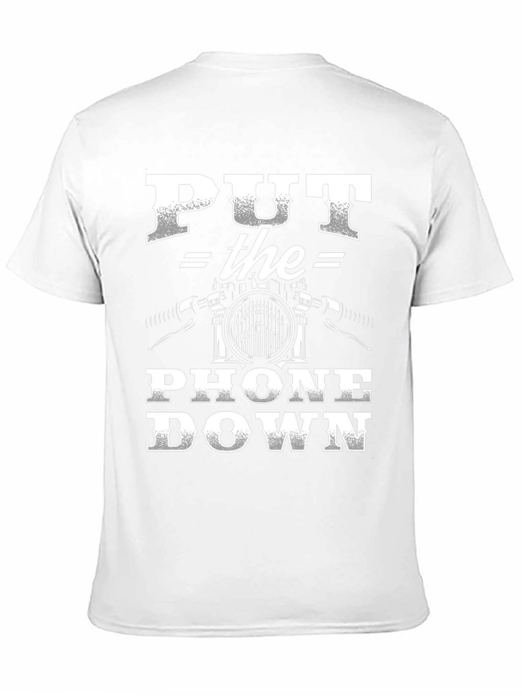 Put The Phone Down Motorcycle T-Shirt