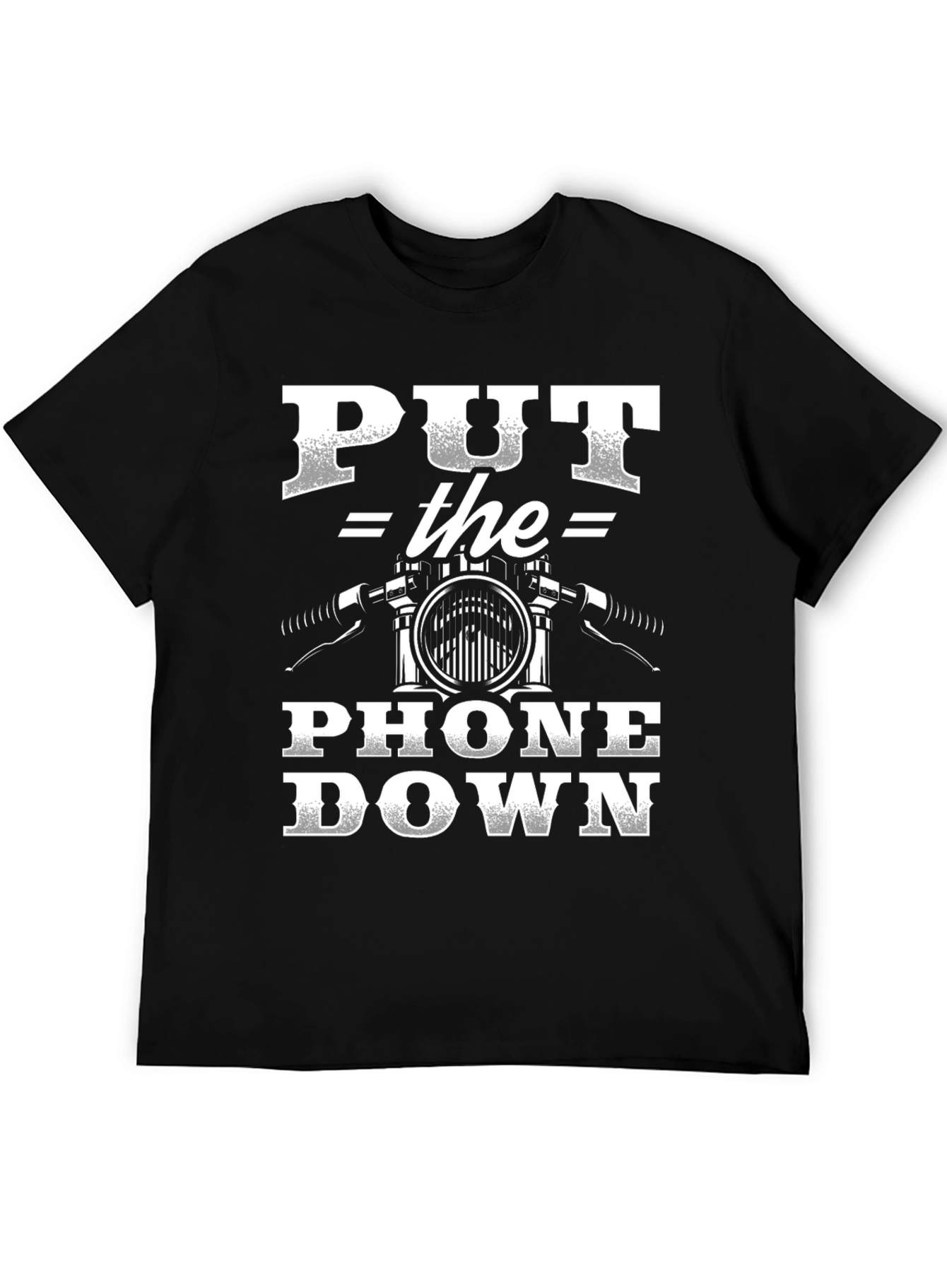 Put The Phone Down Motorcycle T-Shirt