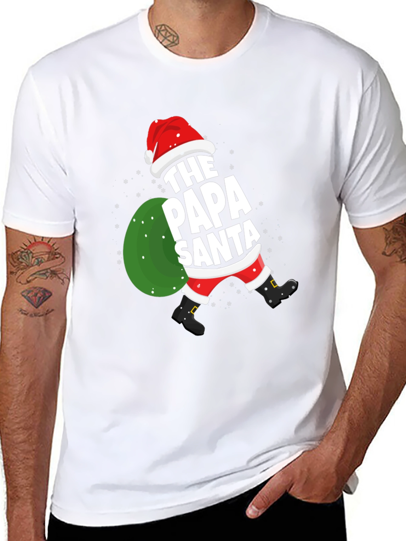 The Papa Santa Holiday T-Shirt