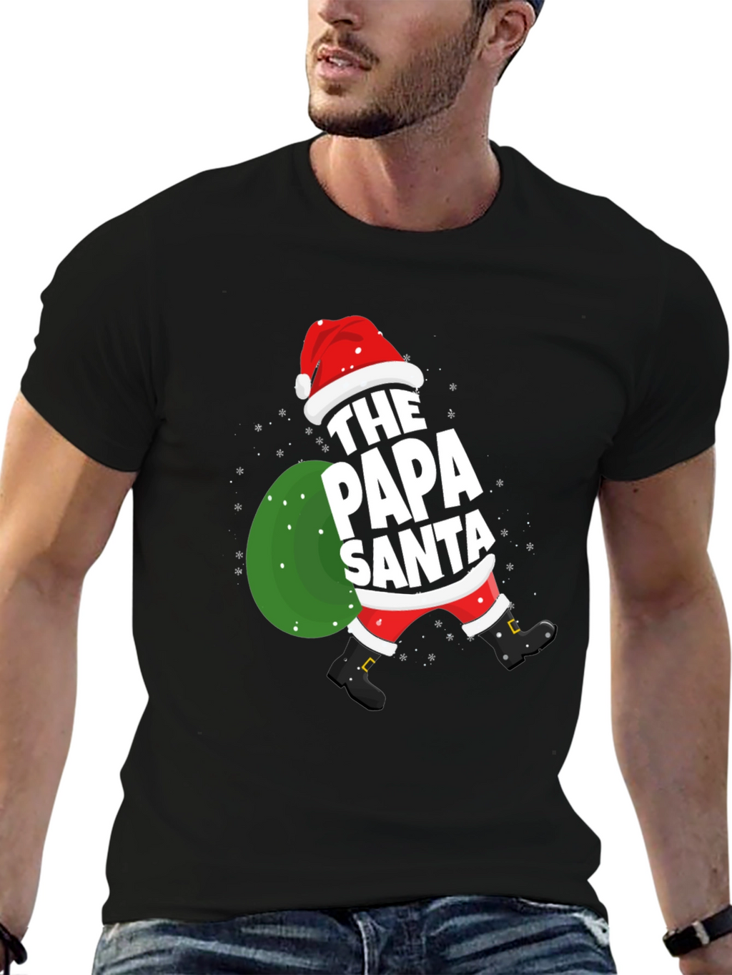 The Papa Santa Holiday T-Shirt
