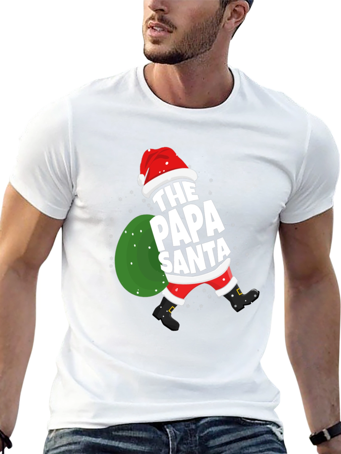 The Papa Santa Holiday T-Shirt
