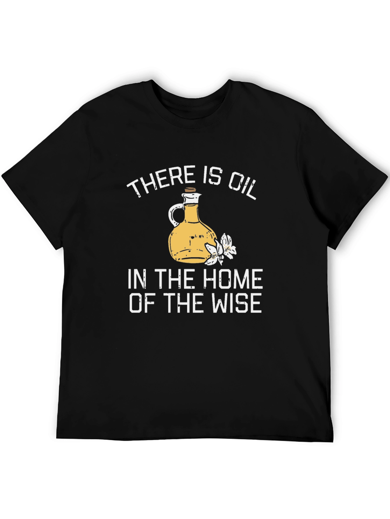 Wise Home Oil Bottle Graphic T-Shirt