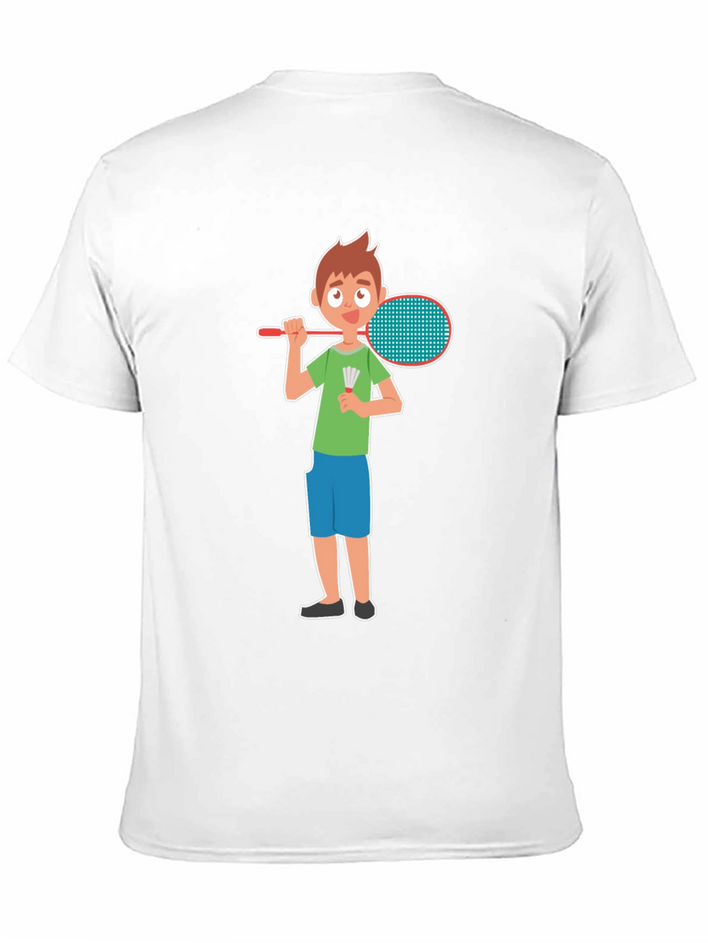 Badminton Boy Black T-Shirt