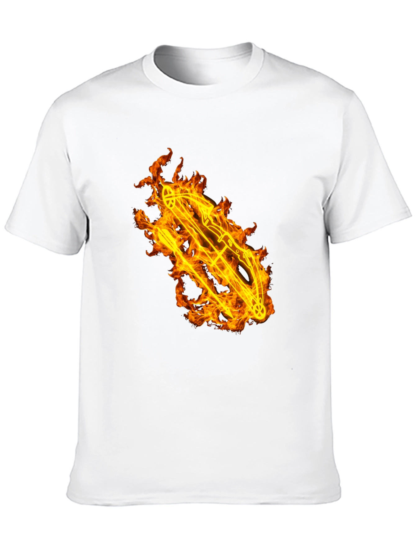 Flaming Bow T-Shirt - Bold Graphic Tee
