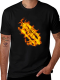 Flaming Bow T-Shirt - Bold Graphic Tee