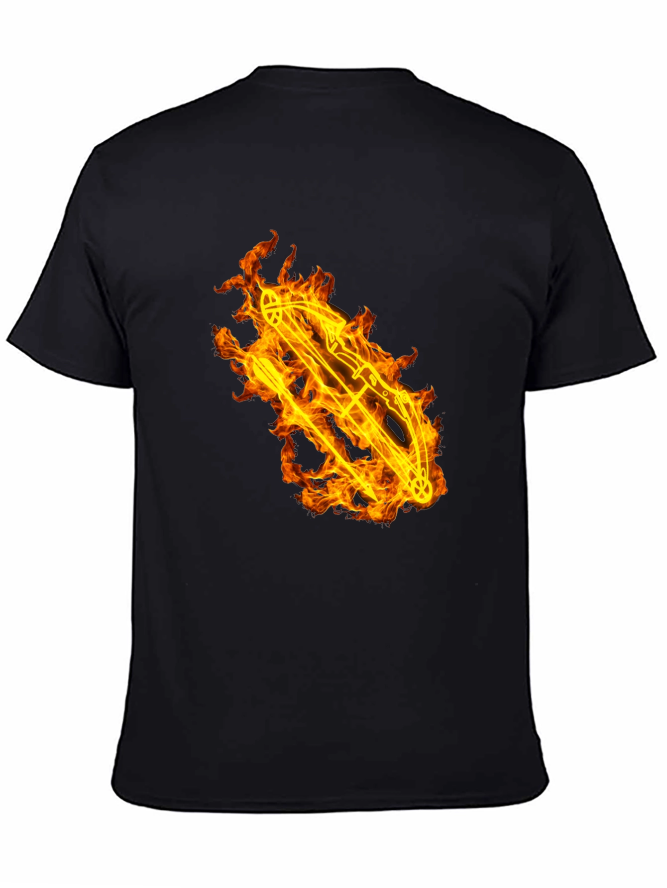 Flaming Bow T-Shirt - Bold Graphic Tee