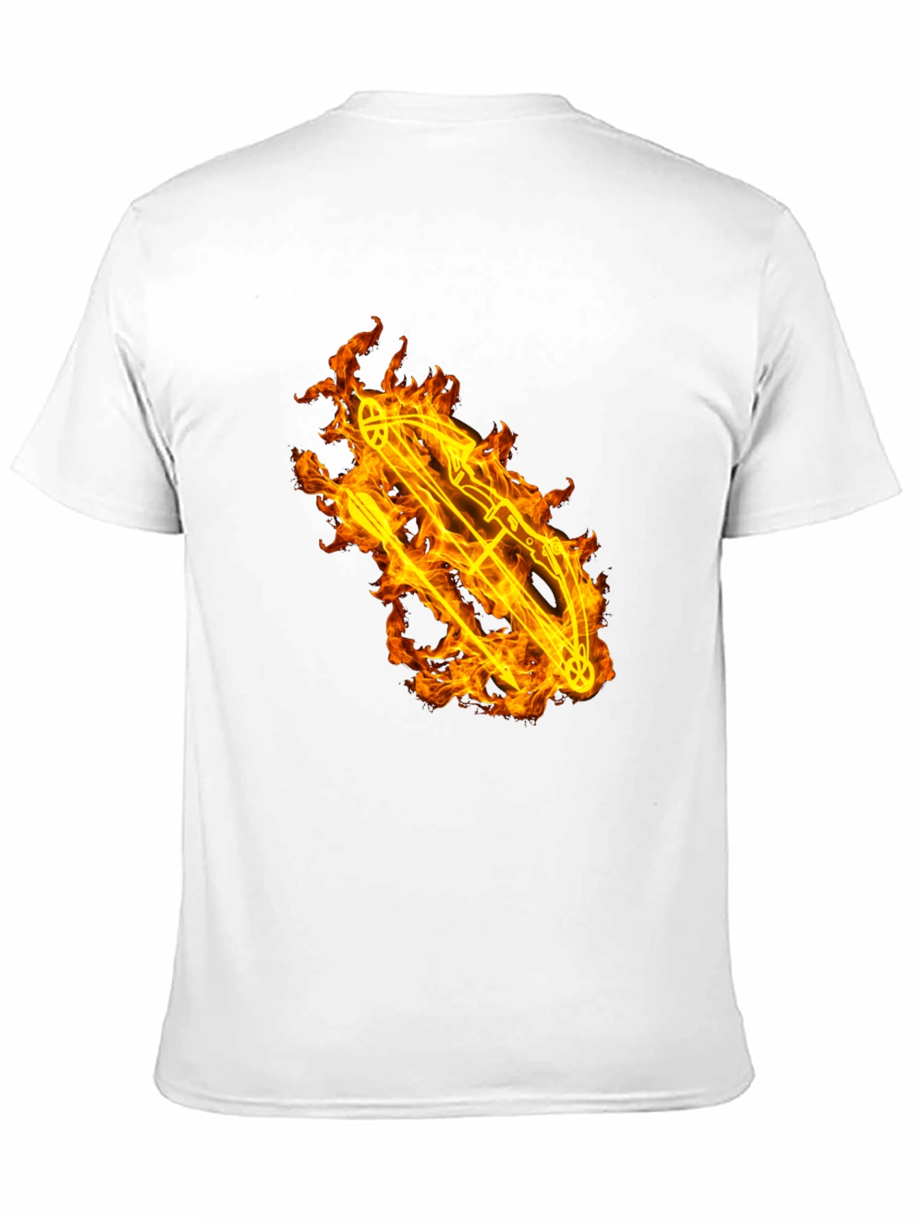 Flaming Bow T-Shirt - Bold Graphic Tee