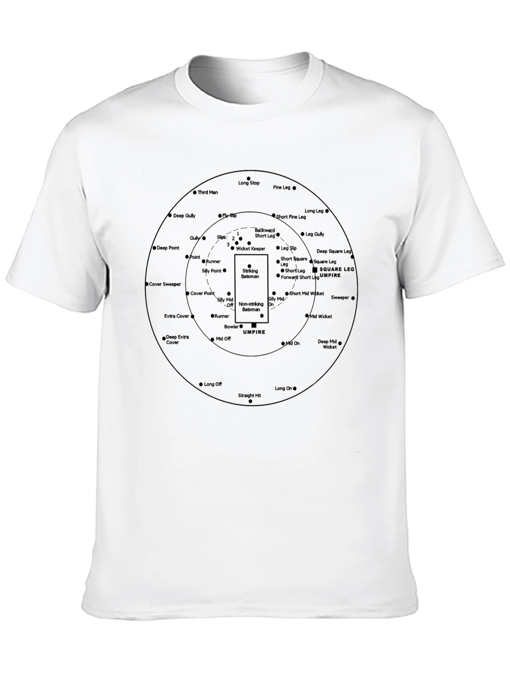 Cricket Field T-Shirt - Unique Sport Fan Tee