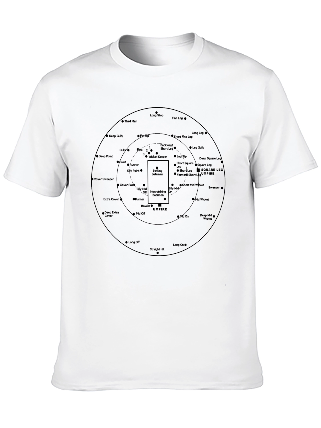 Cricket Field T-Shirt - Unique Sport Fan Tee