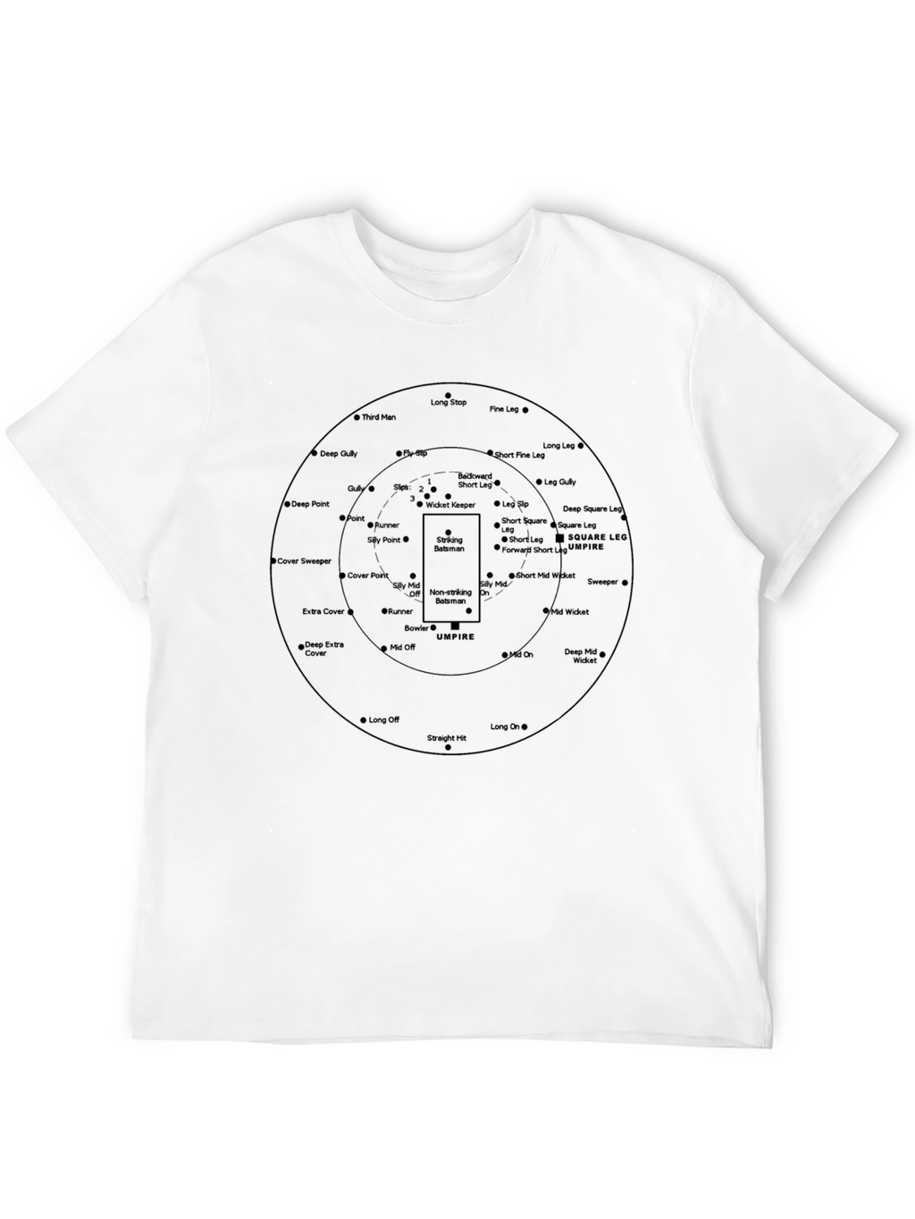 Cricket Field T-Shirt - Unique Sport Fan Tee