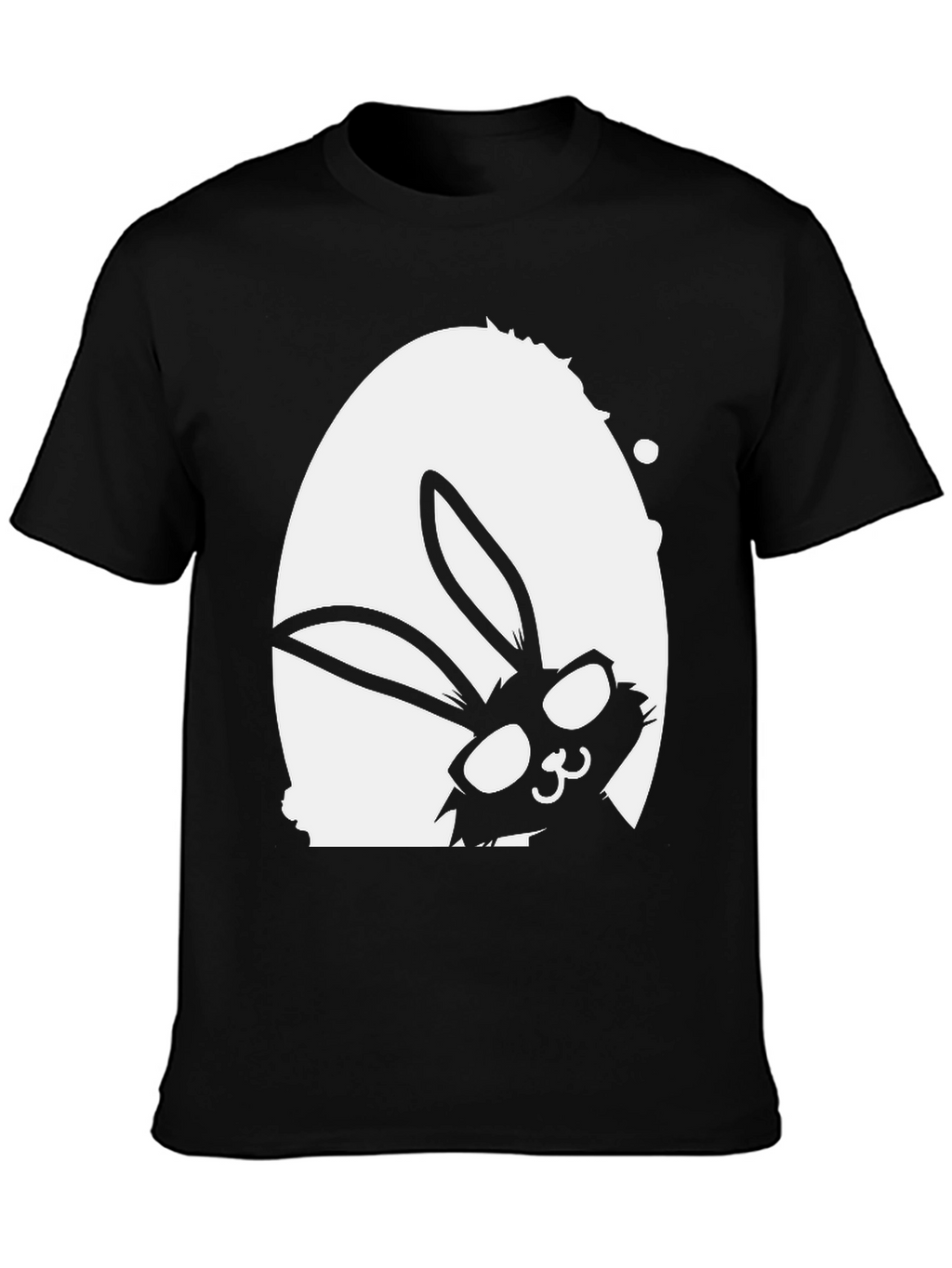 Easter Bunny Egg Black T-Shirt