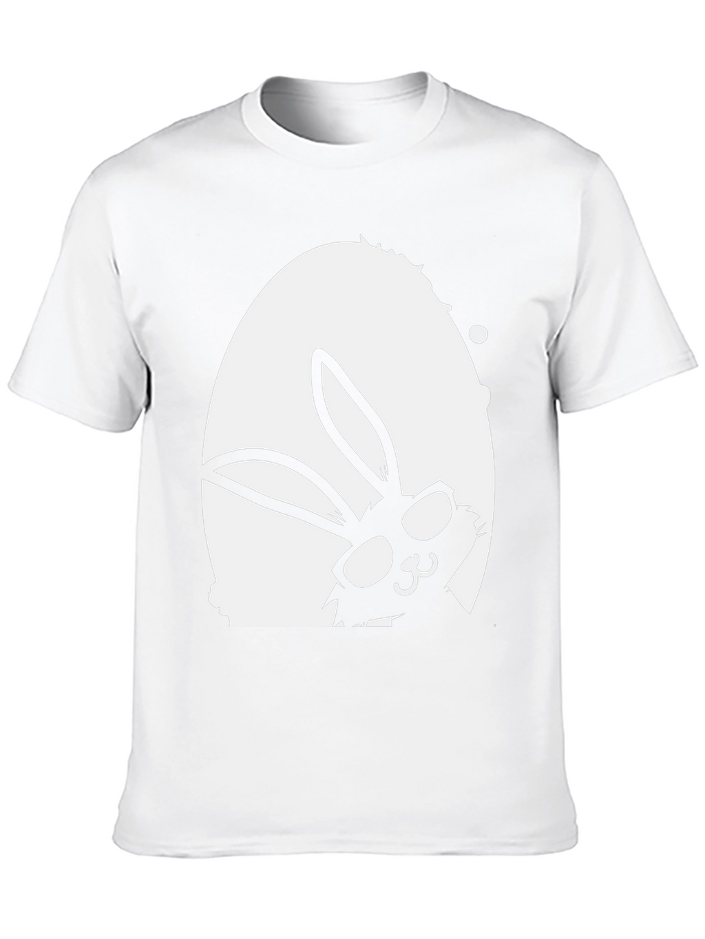 Easter Bunny Egg Black T-Shirt