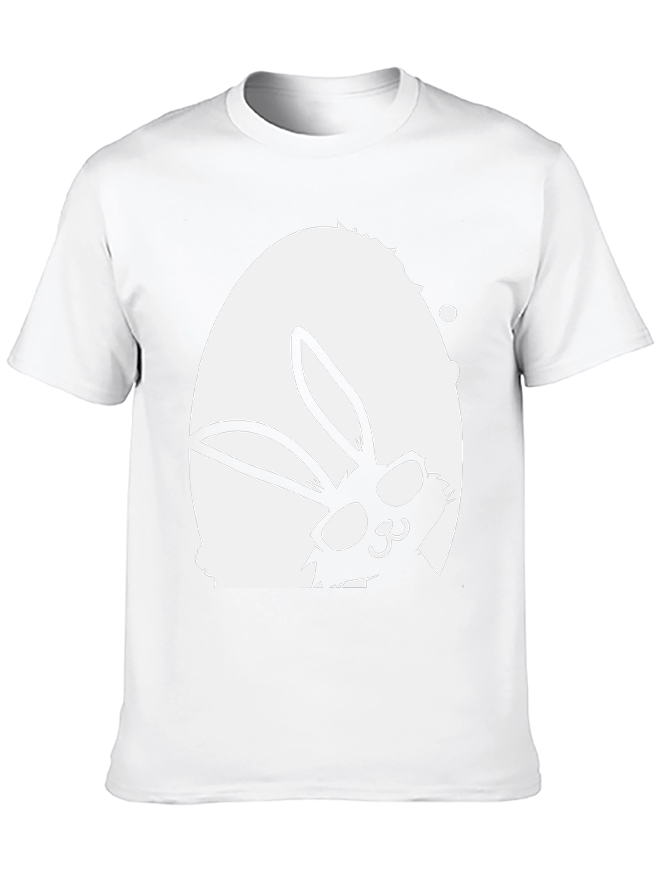 Easter Bunny Egg Black T-Shirt