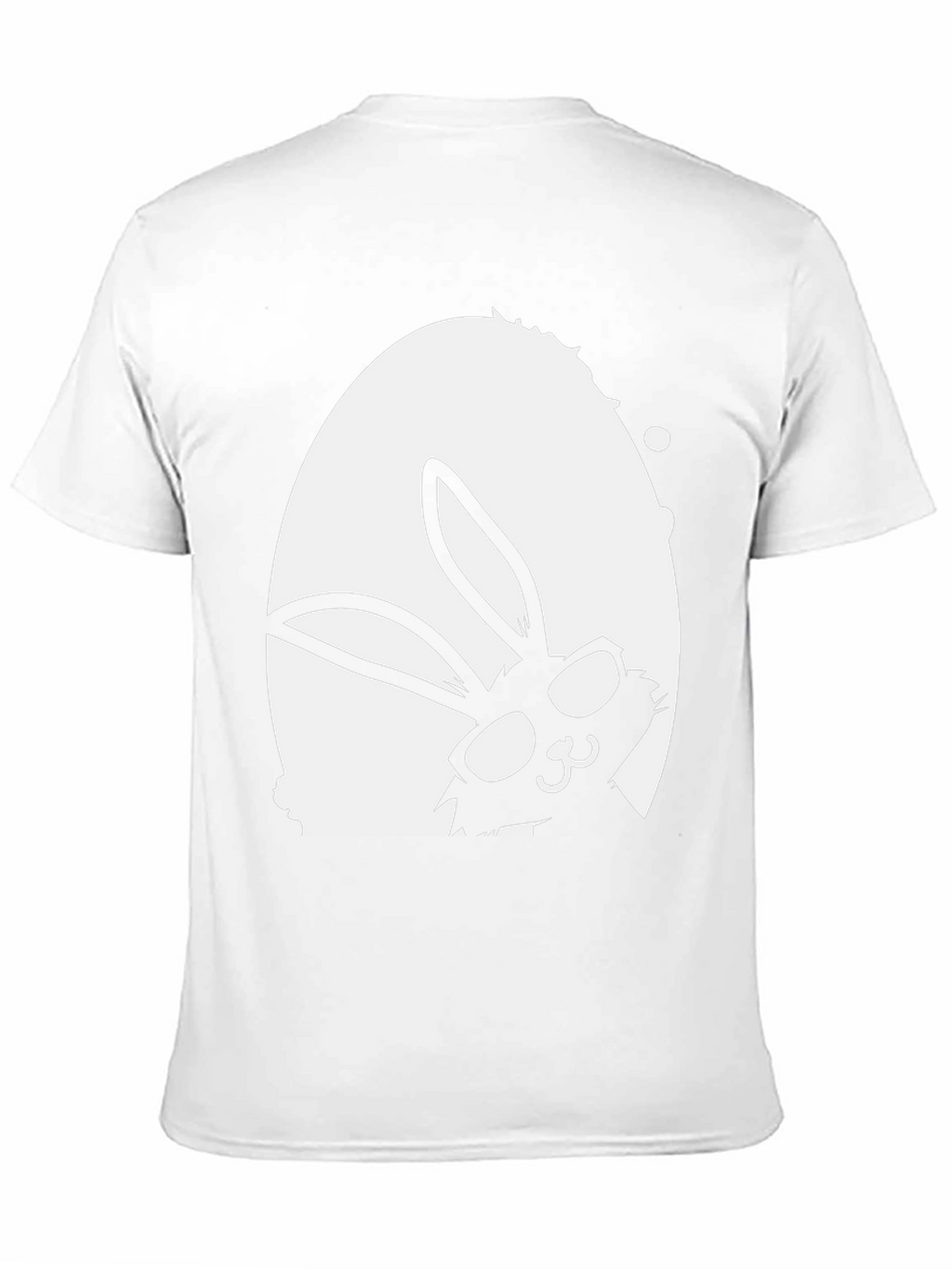 Easter Bunny Egg Black T-Shirt