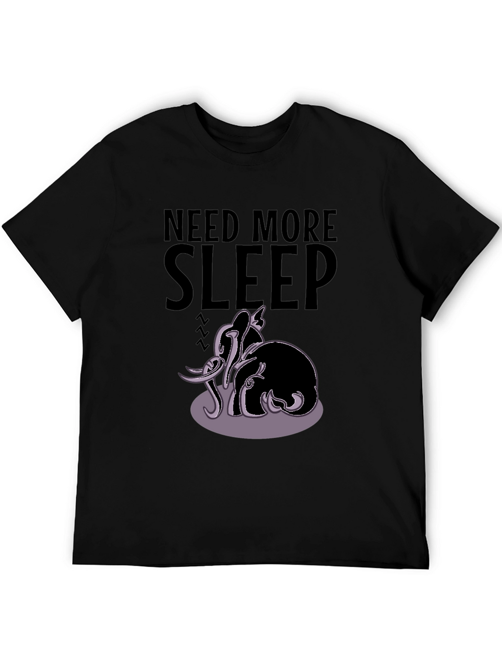 Need More Sleep Elephant Graphic Tee