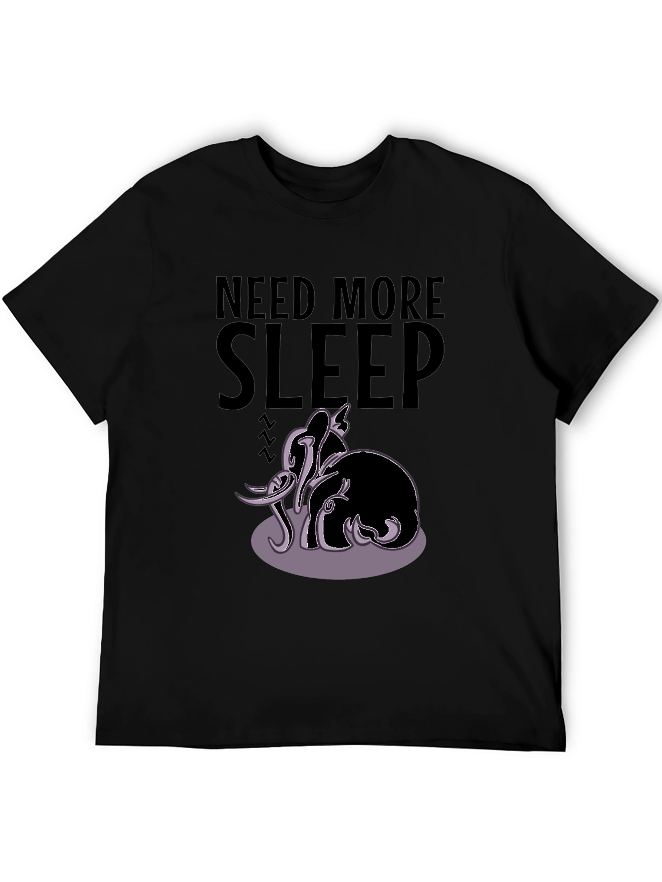 Need More Sleep Elephant Graphic Tee