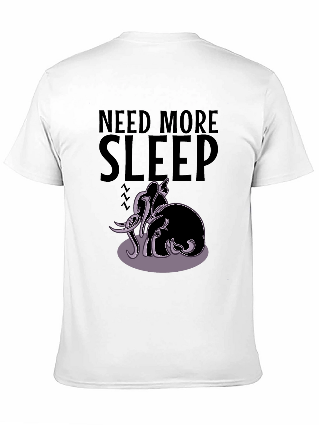 Need More Sleep Elephant Graphic Tee