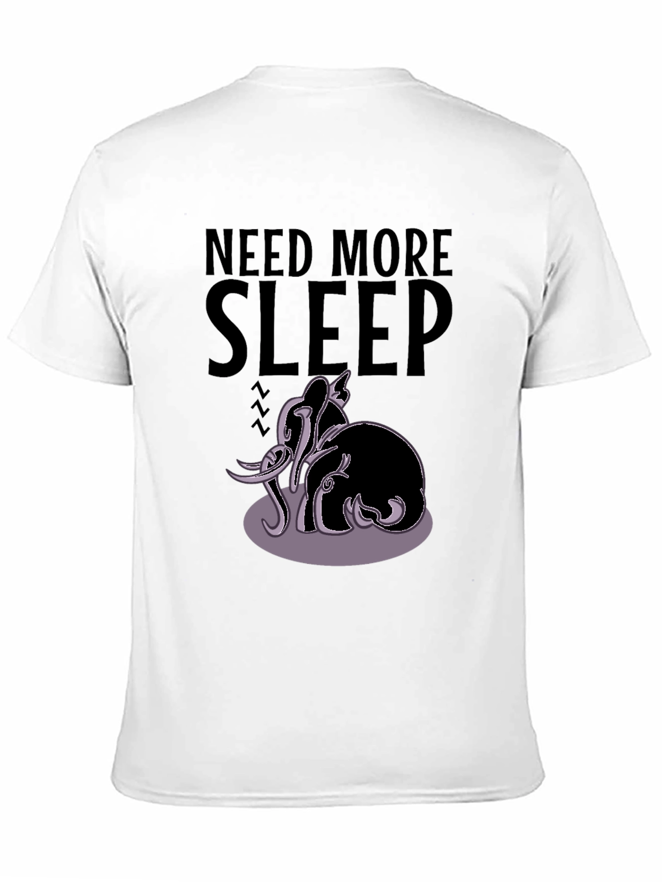 Need More Sleep Elephant Graphic Tee