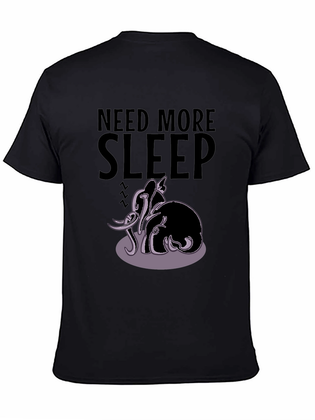 Need More Sleep Elephant Graphic Tee