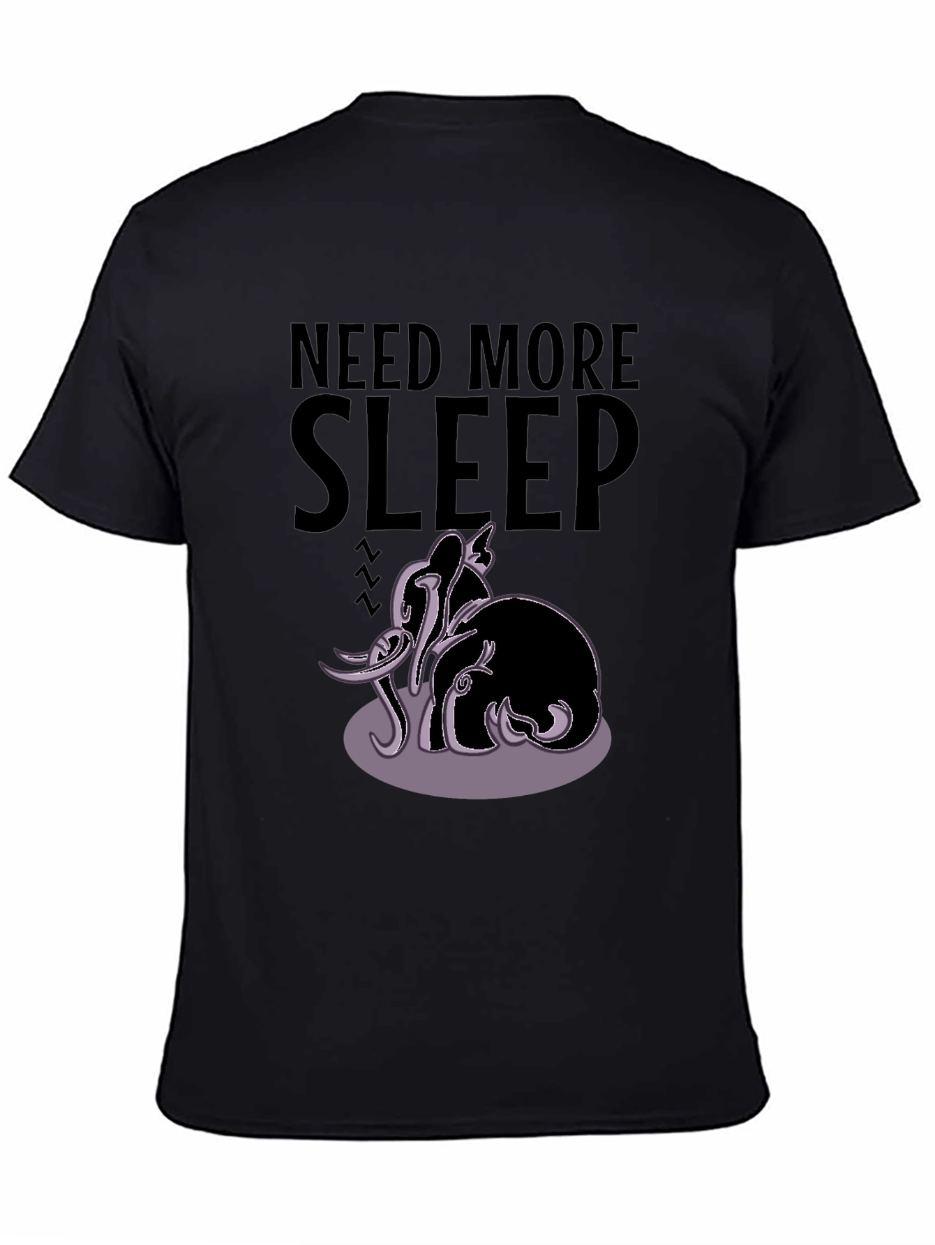Need More Sleep Elephant Graphic Tee