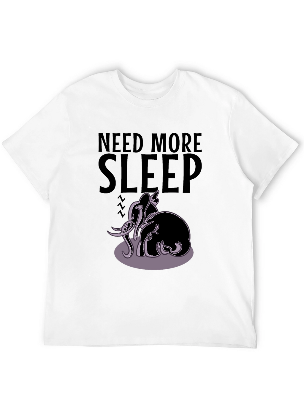 Need More Sleep Elephant Graphic Tee