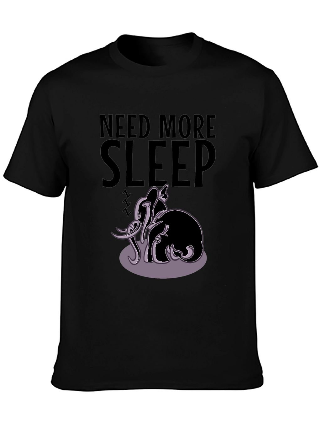 Need More Sleep Elephant Graphic Tee