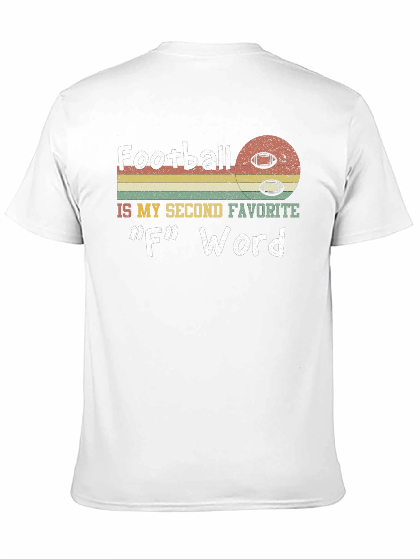 Funny Football F Word Graphic T-Shirt