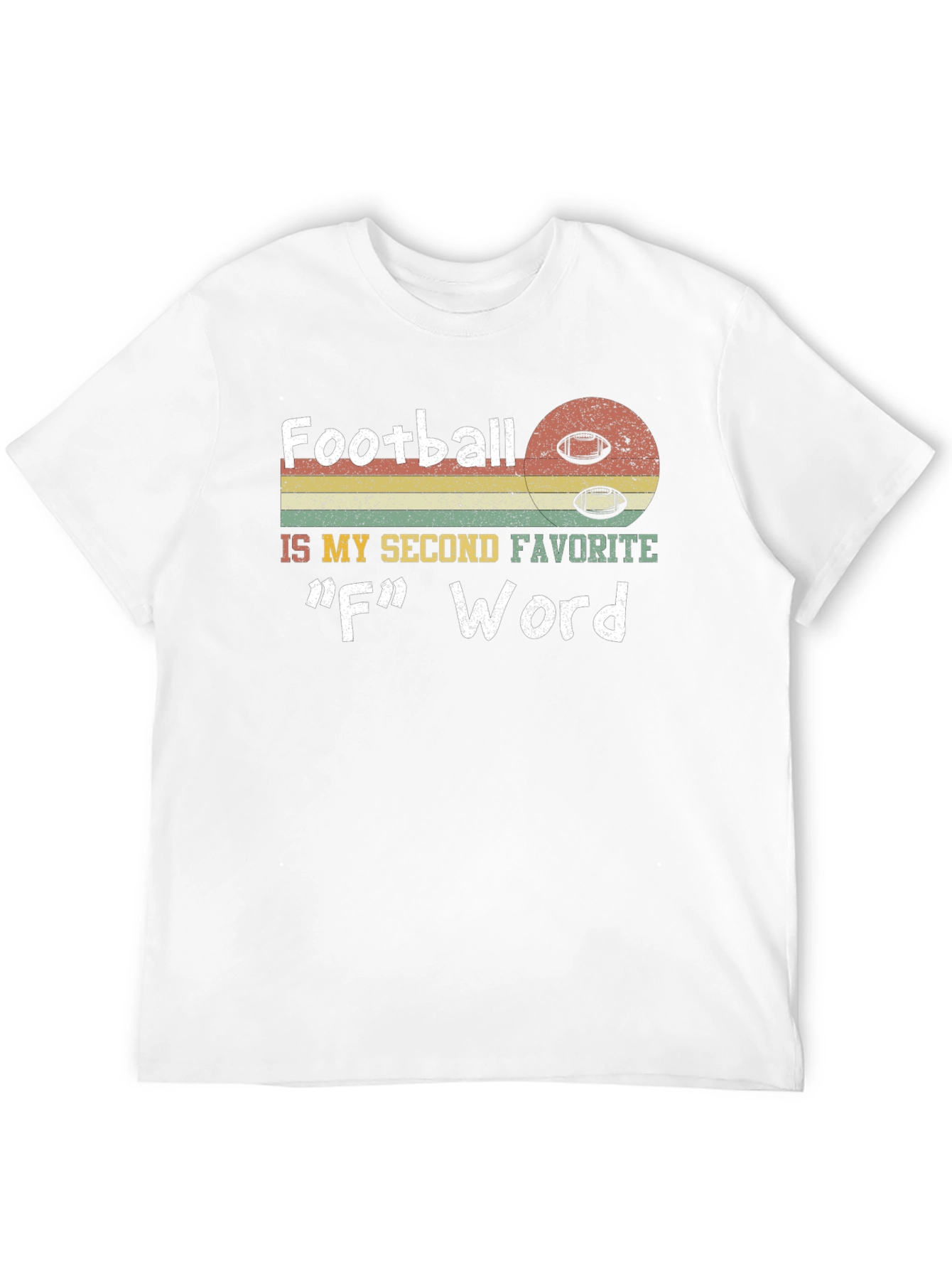 Funny Football F Word Graphic T-Shirt