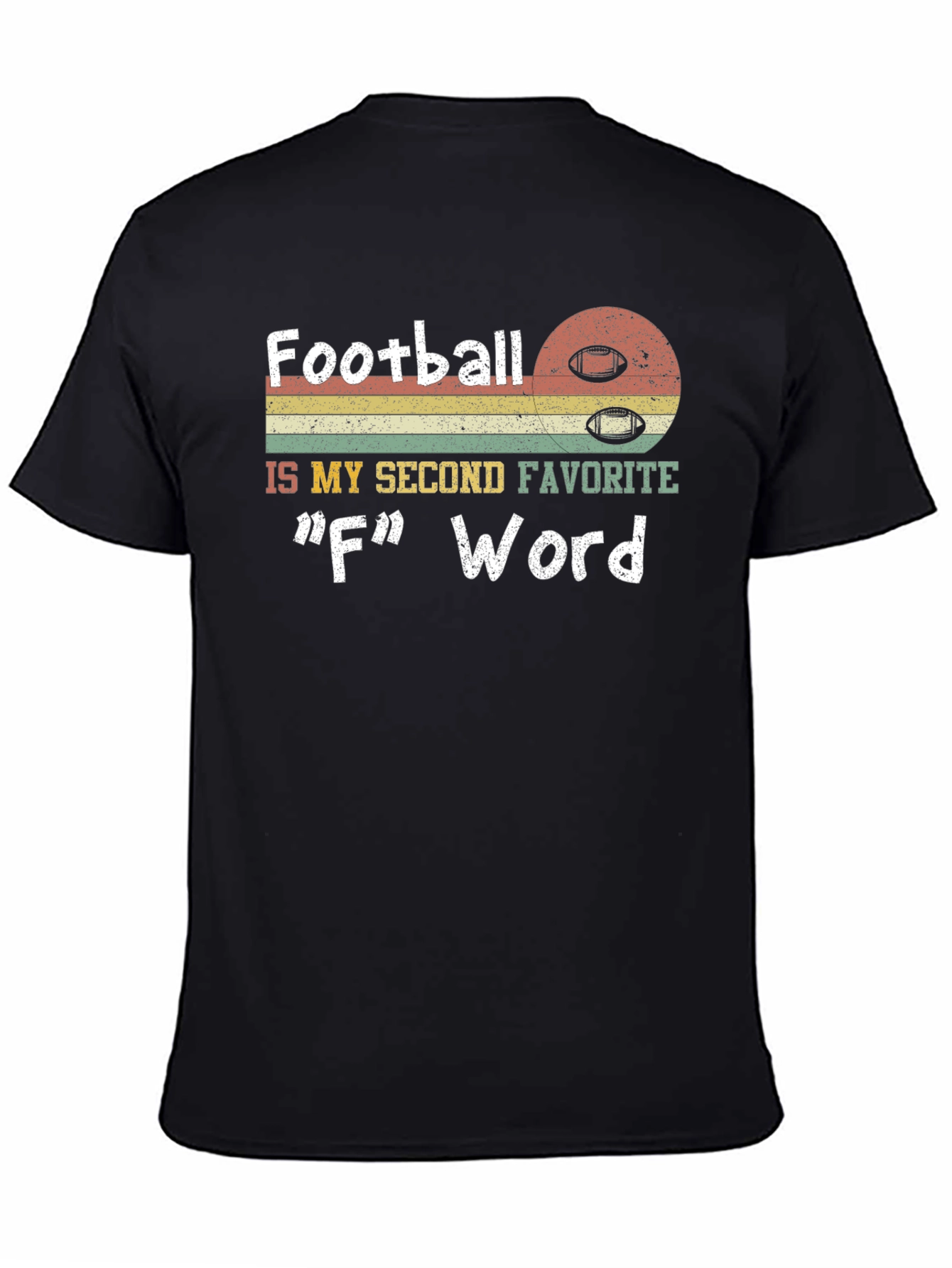 Funny Football F Word Graphic T-Shirt