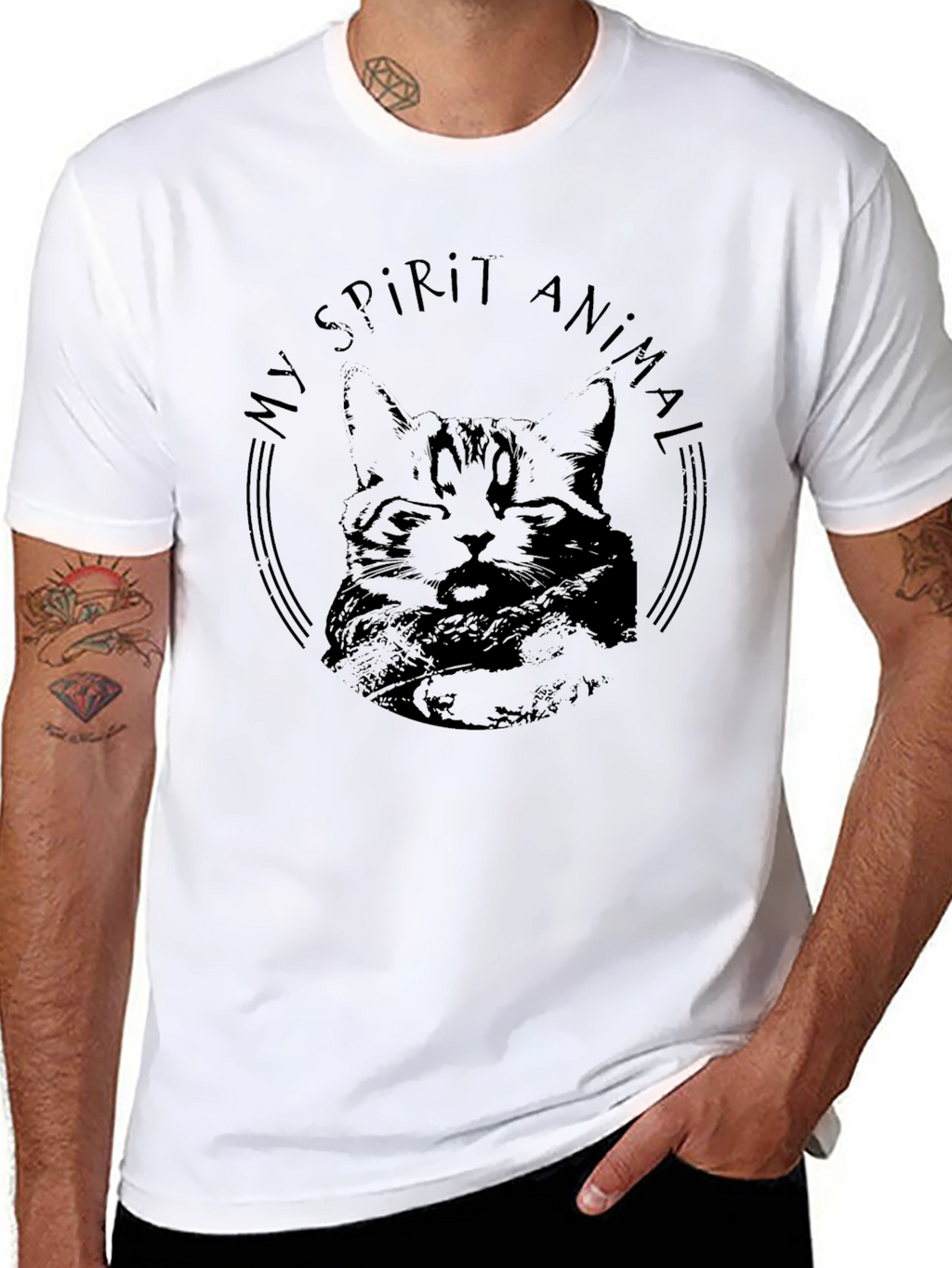 My Spirit Animal Cat Graphic T-Shirt - Unisex