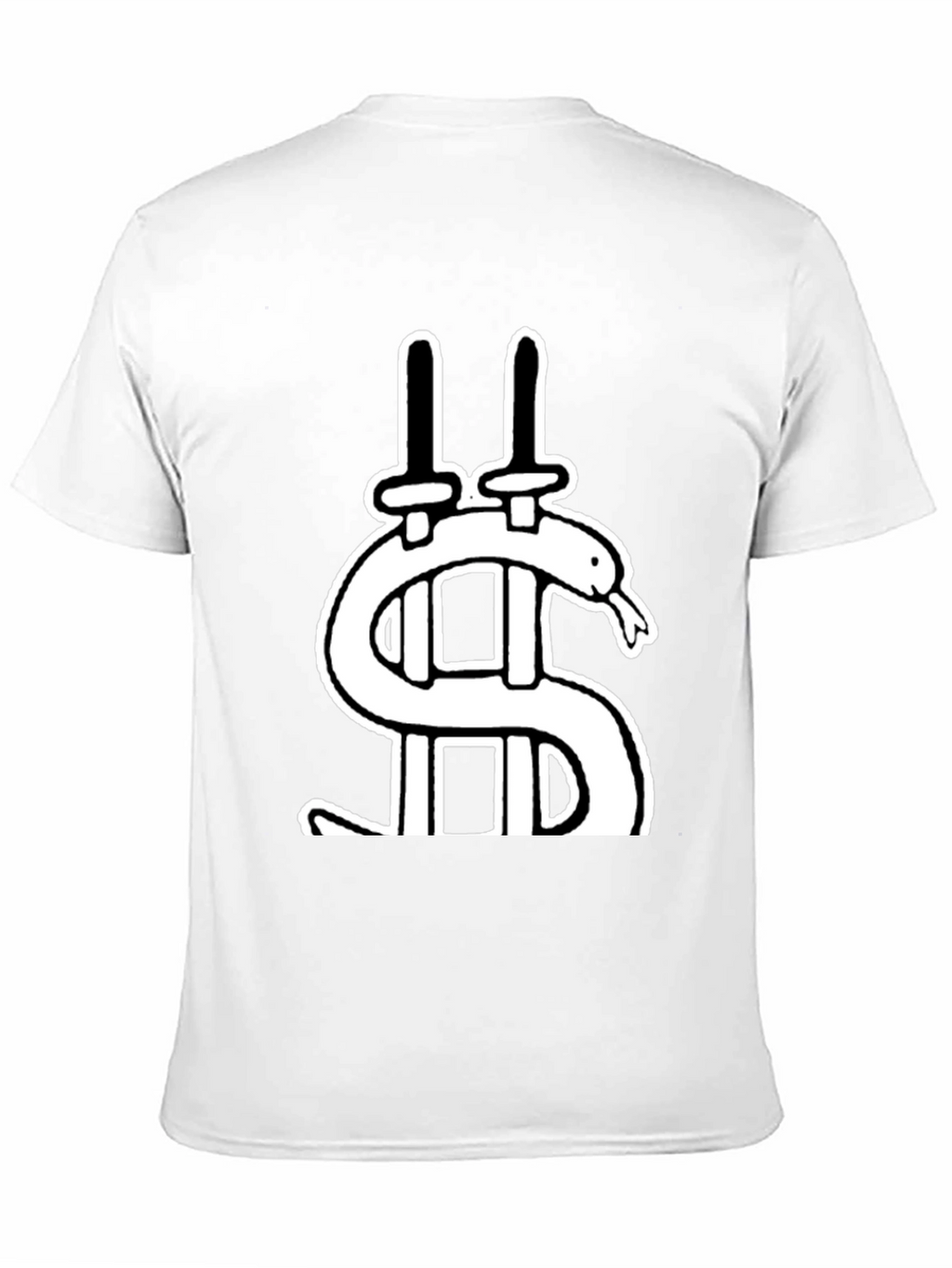Dollar Snake Swords Black T-Shirt