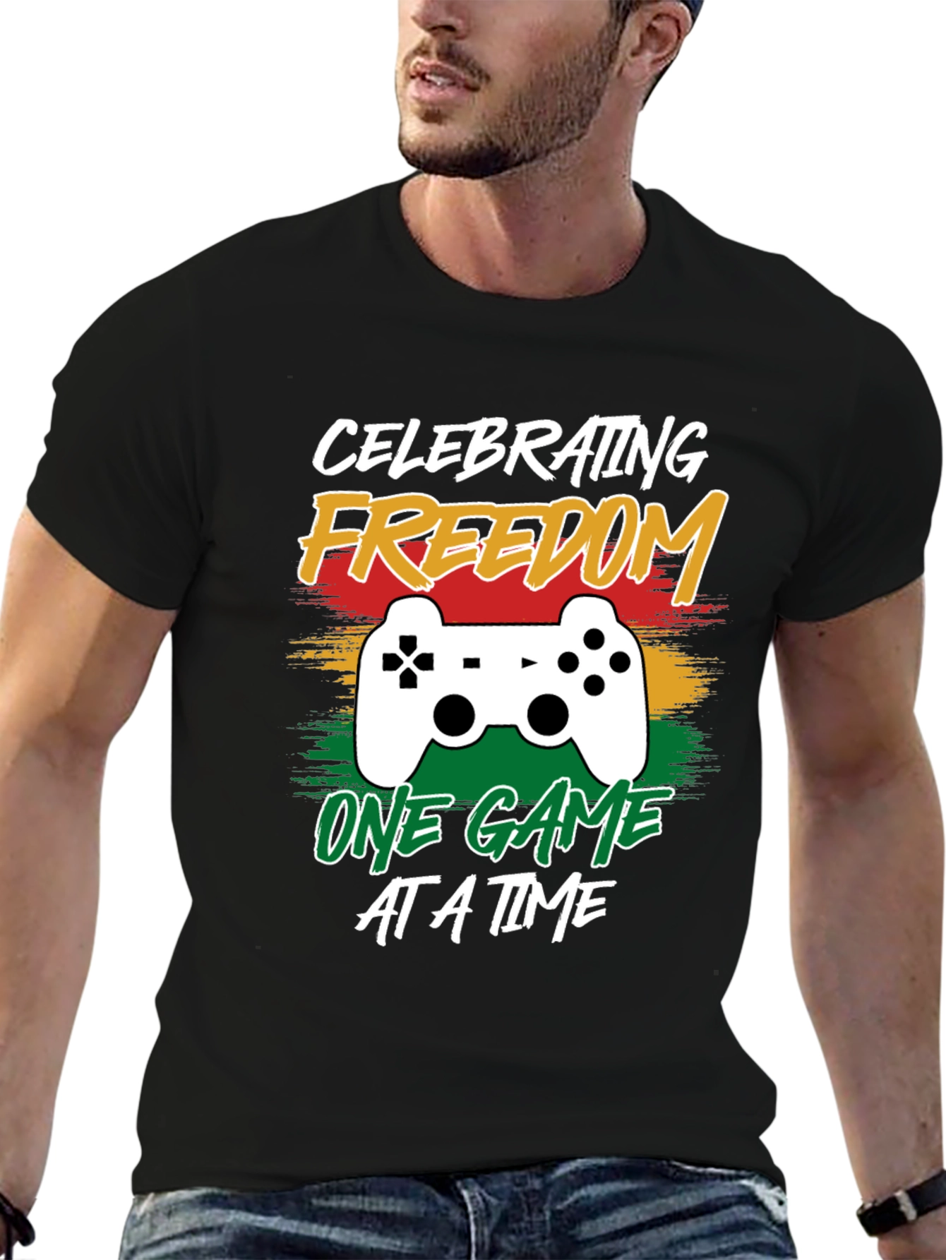 Celebrating Freedom T-Shirt - Gaming Culture Tee
