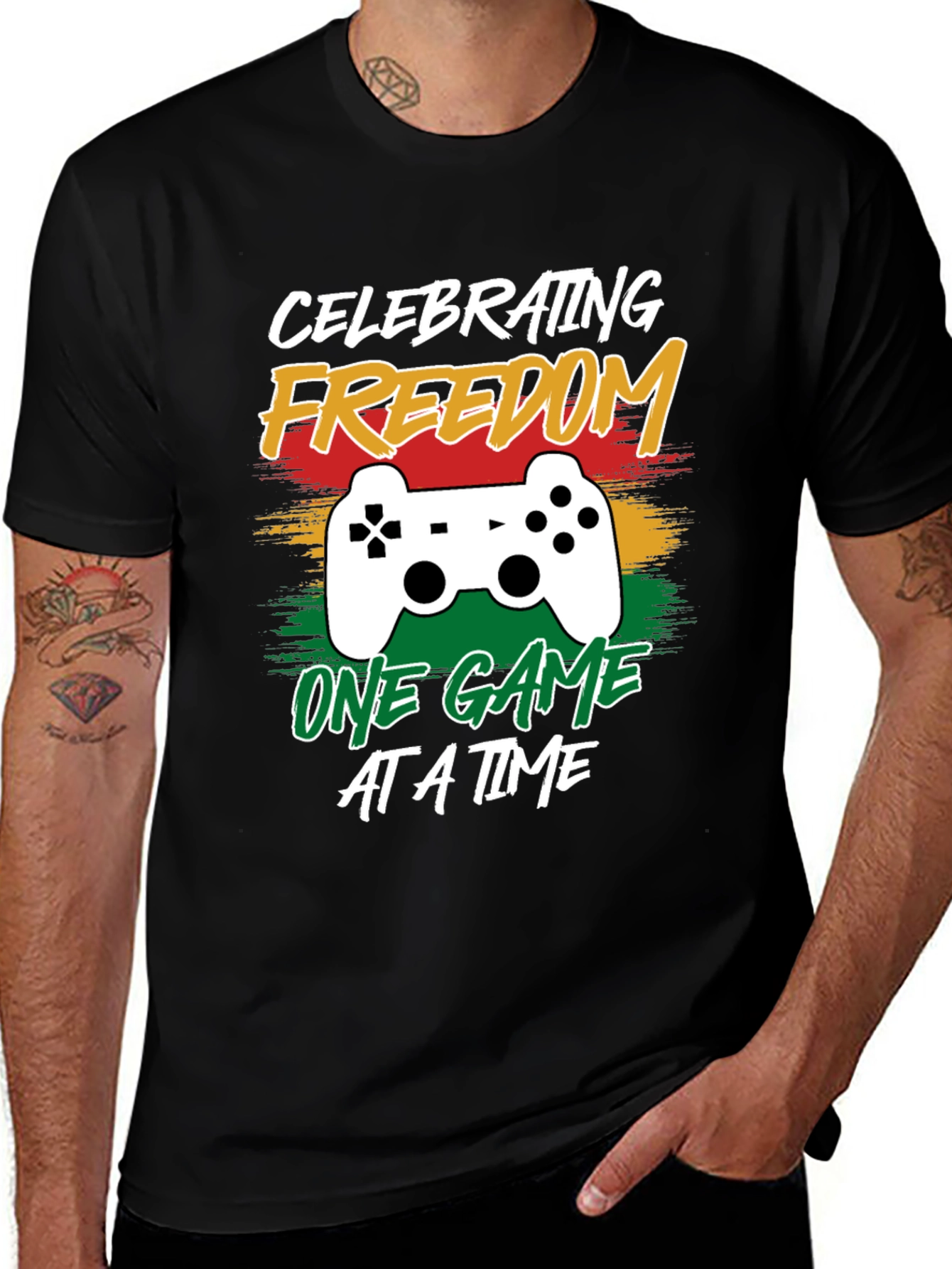 Celebrating Freedom T-Shirt - Gaming Culture Tee