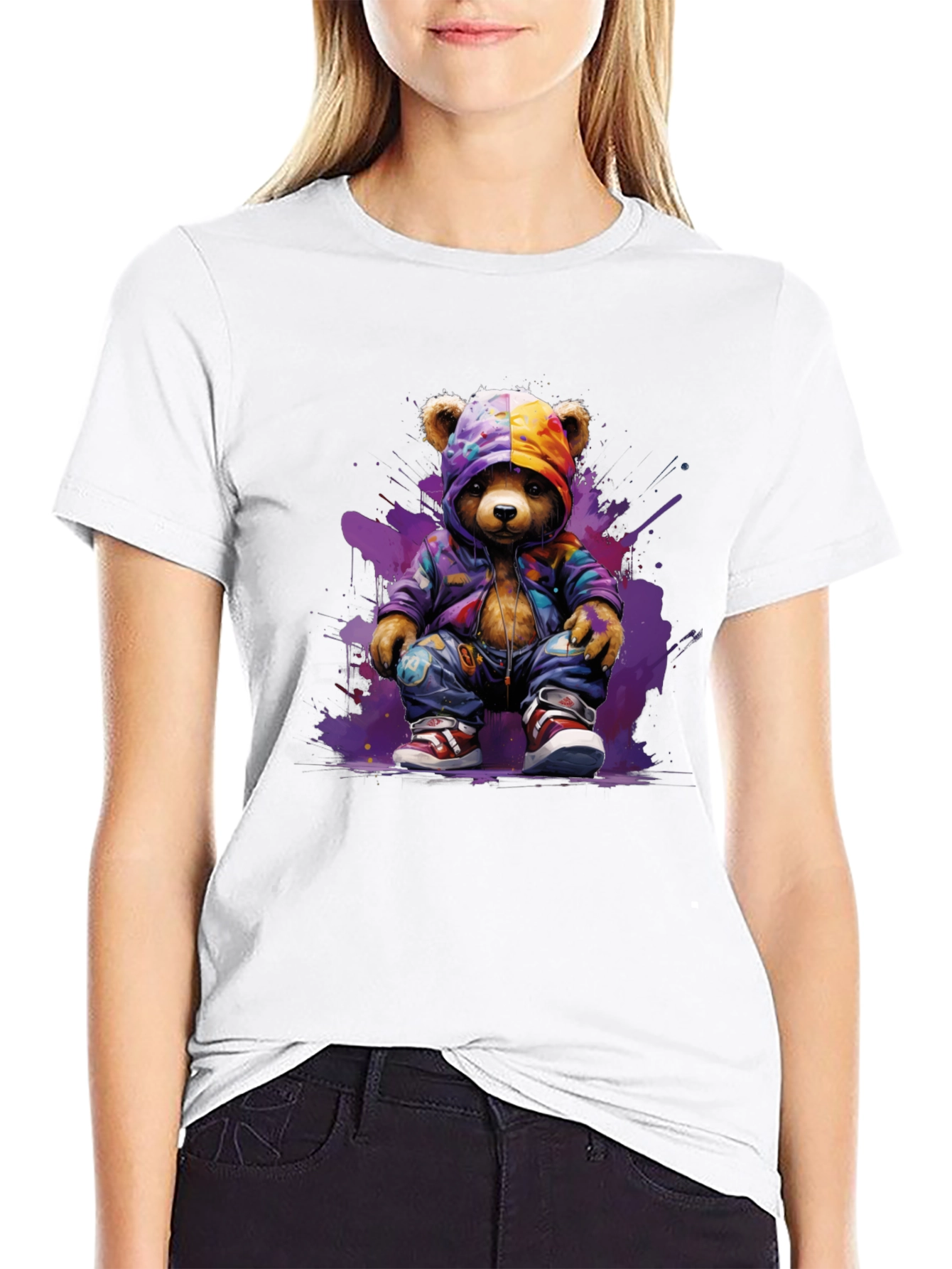 Urban Bear Graphic Tee - Street Style Cool