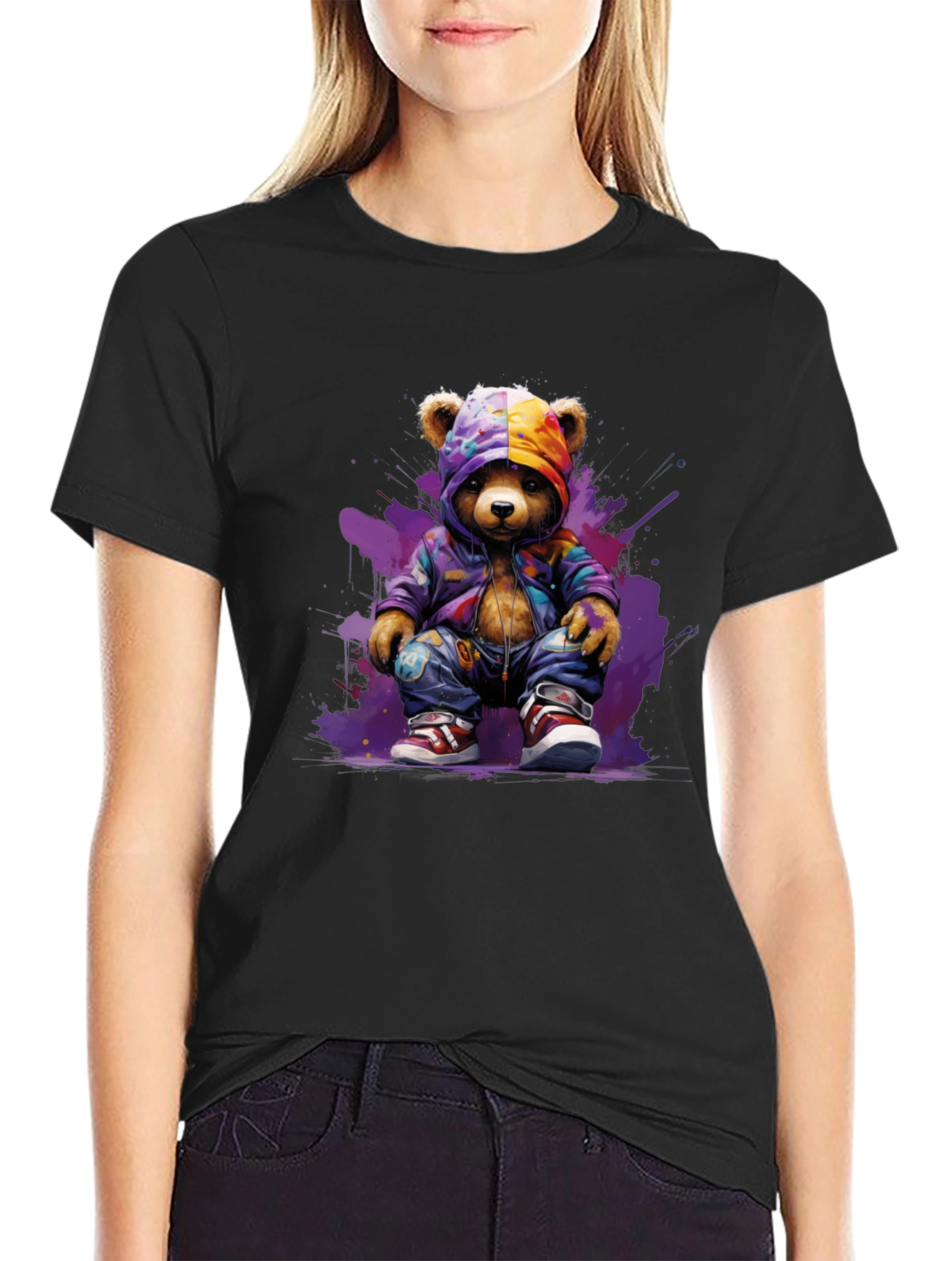 Urban Bear Graphic Tee - Street Style Cool