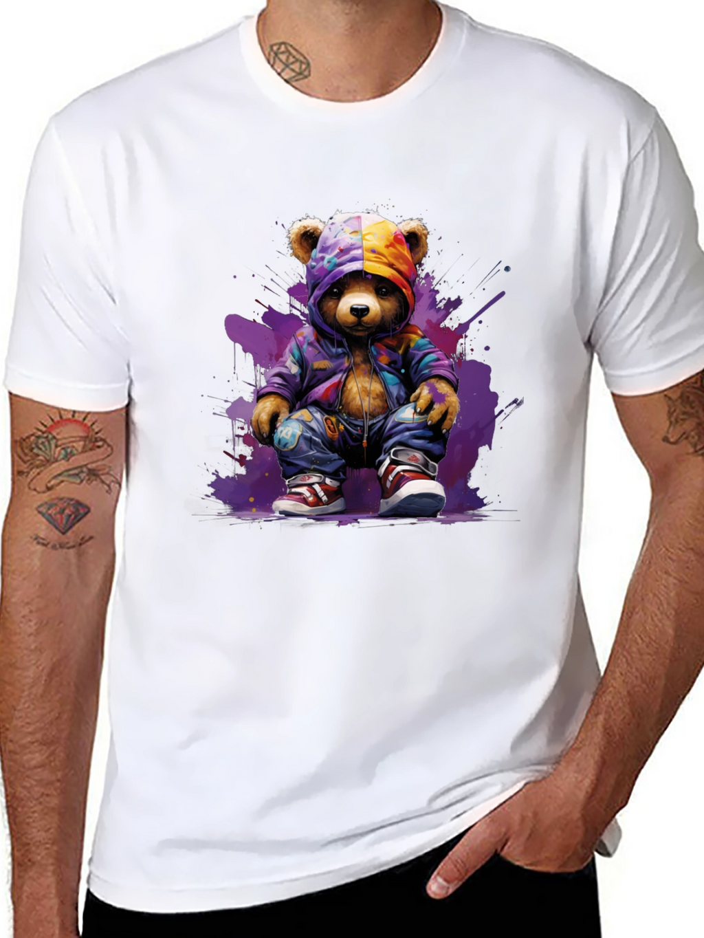 Urban Bear Graphic Tee - Street Style Cool