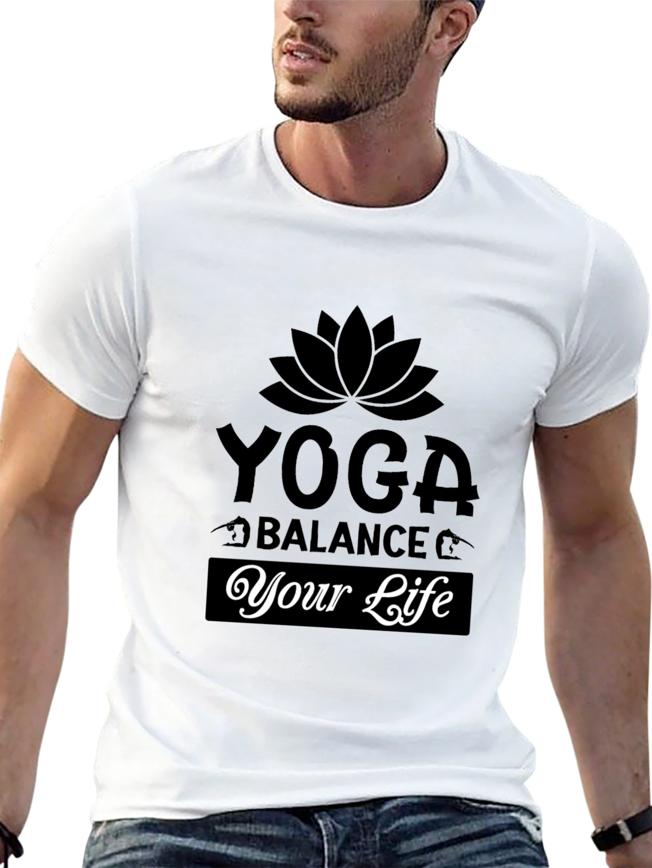 Yoga Balance Your Life Graphic T-Shirt