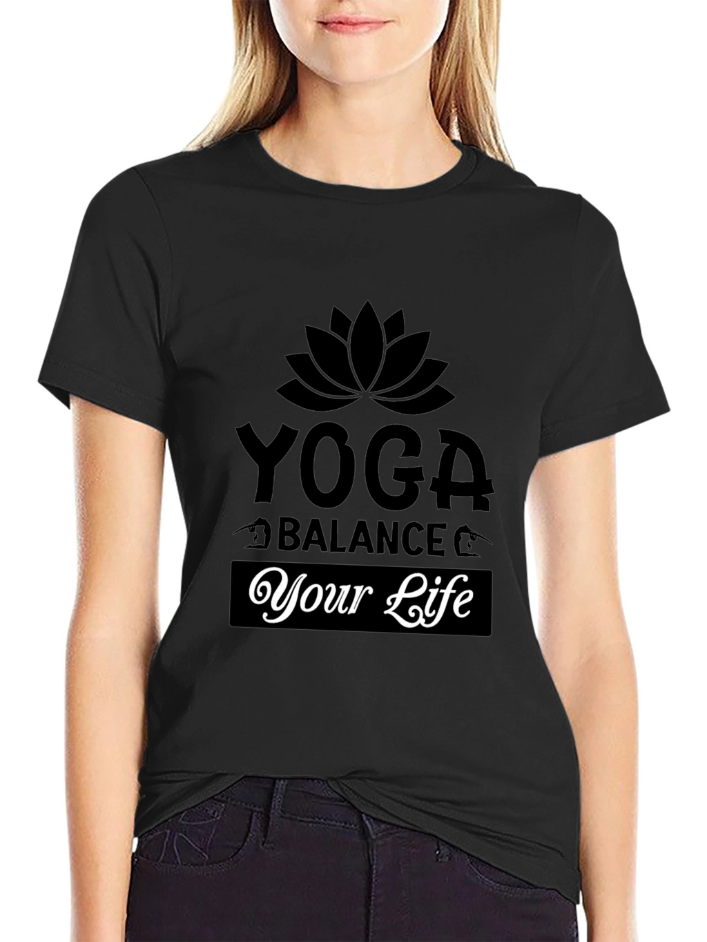 Yoga Balance Your Life Graphic T-Shirt