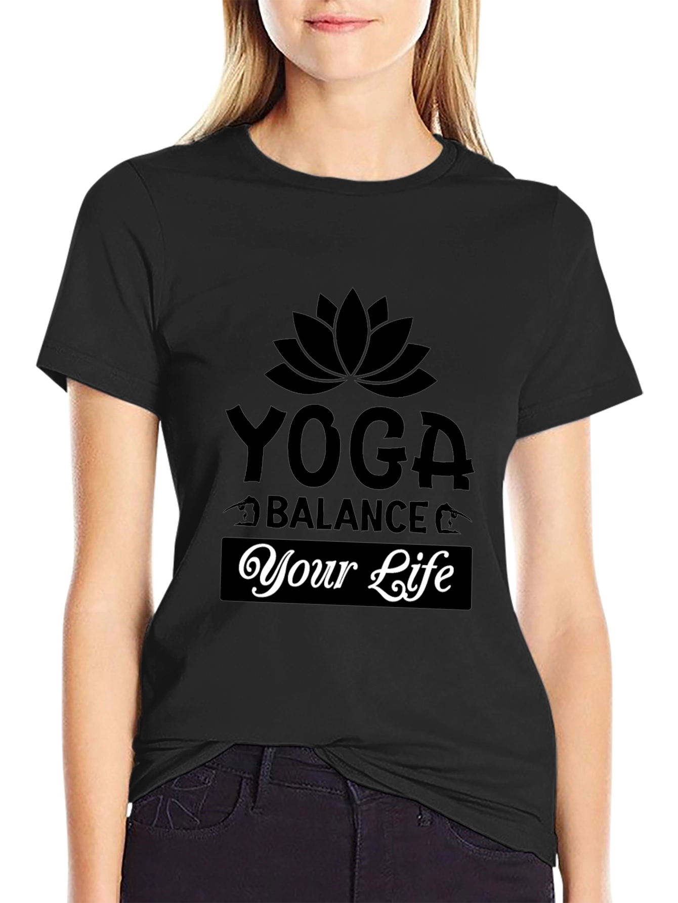 Yoga Balance Your Life Graphic T-Shirt
