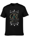 Girl Who Loves Ice Hockey T-Shirt