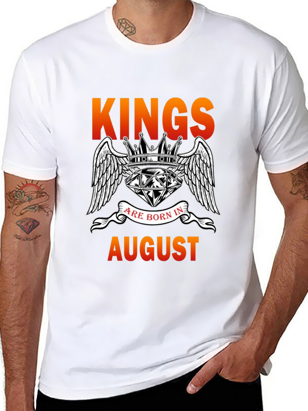 Kings Are Born In August T-Shirt