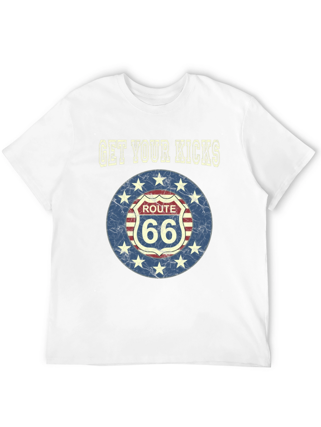 Route 66 Get Your Kicks Black T-Shirt